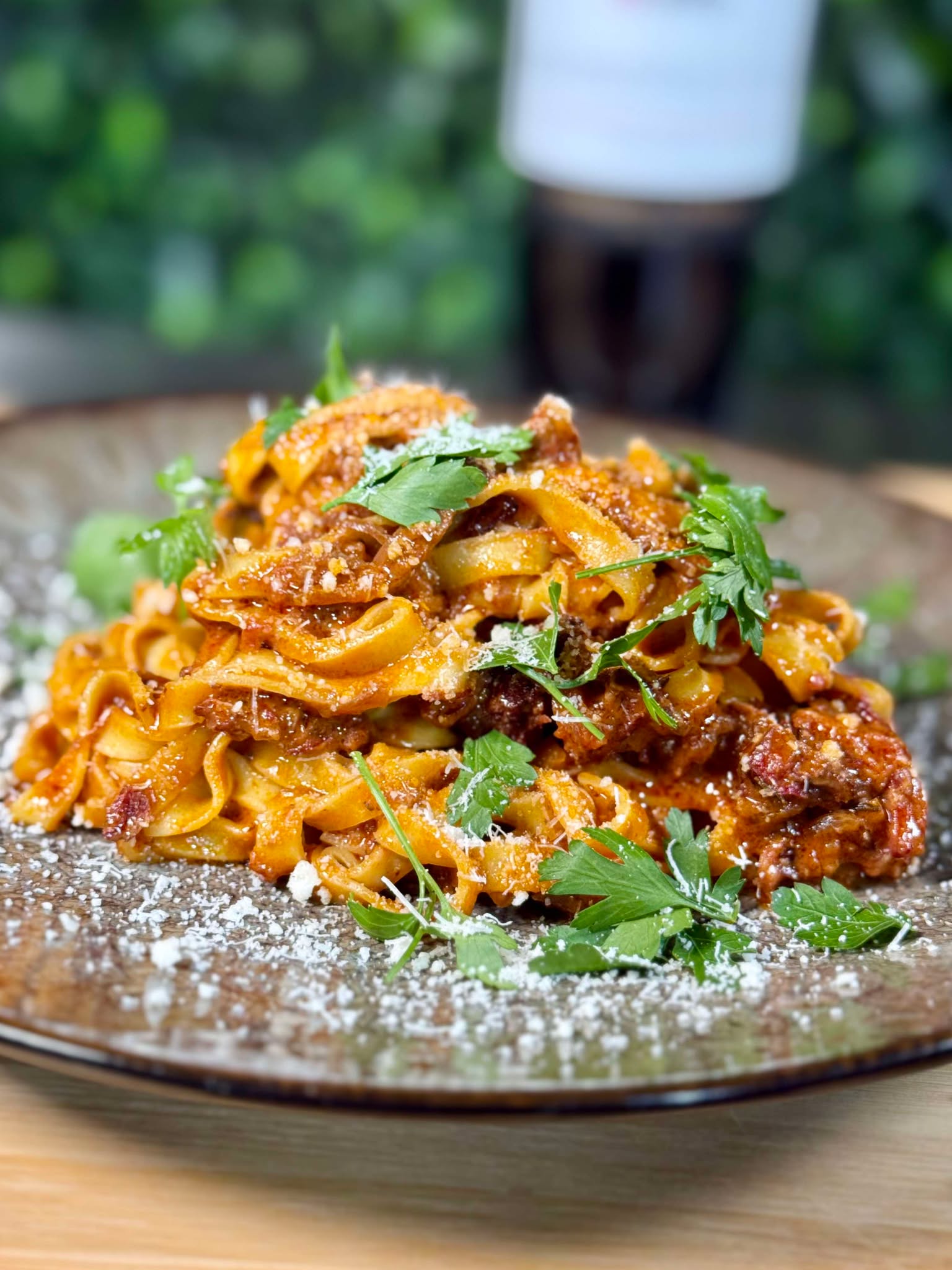 Smoked and Braised Beef Short Rib Ragu