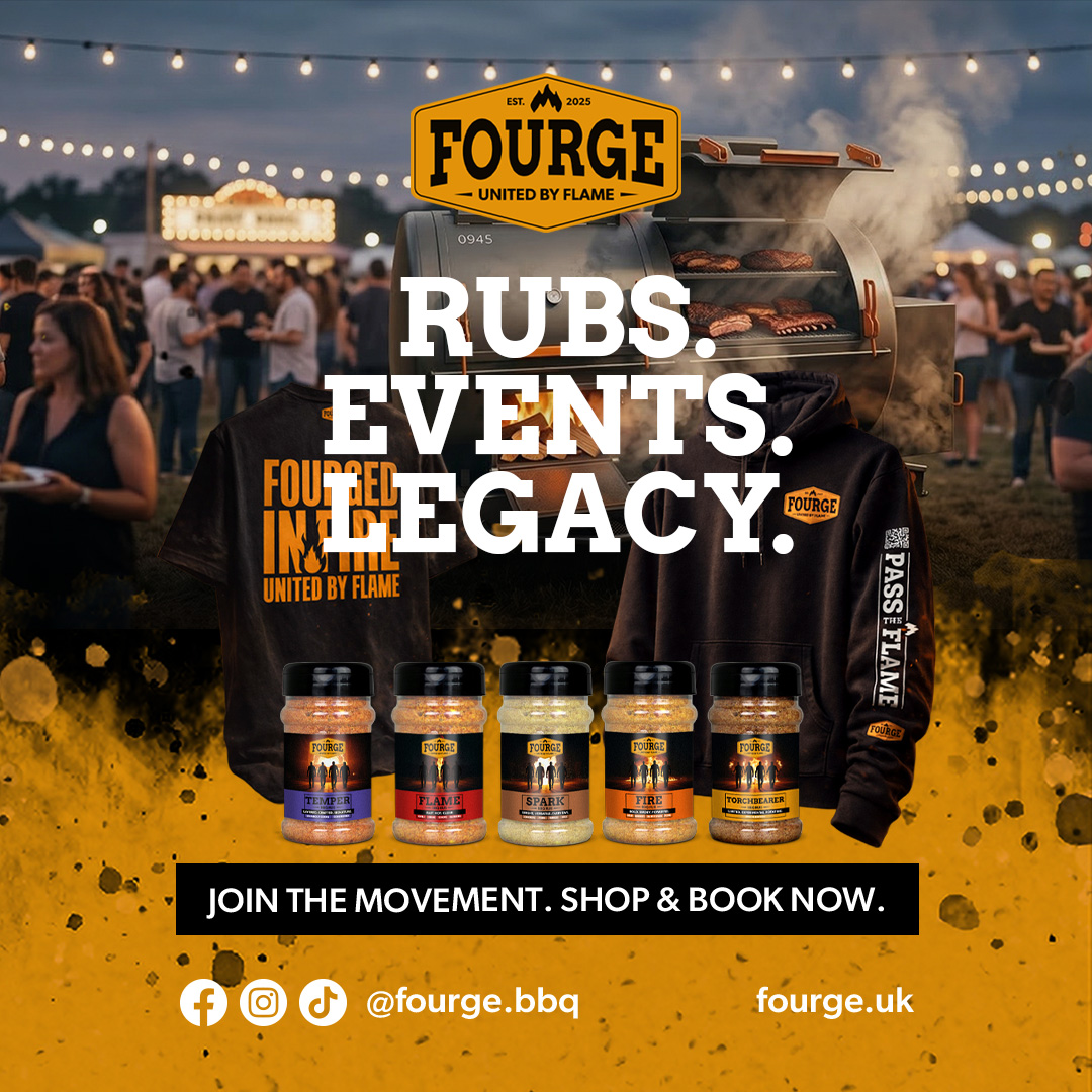 FOURGE BBQ rubs, merch and events