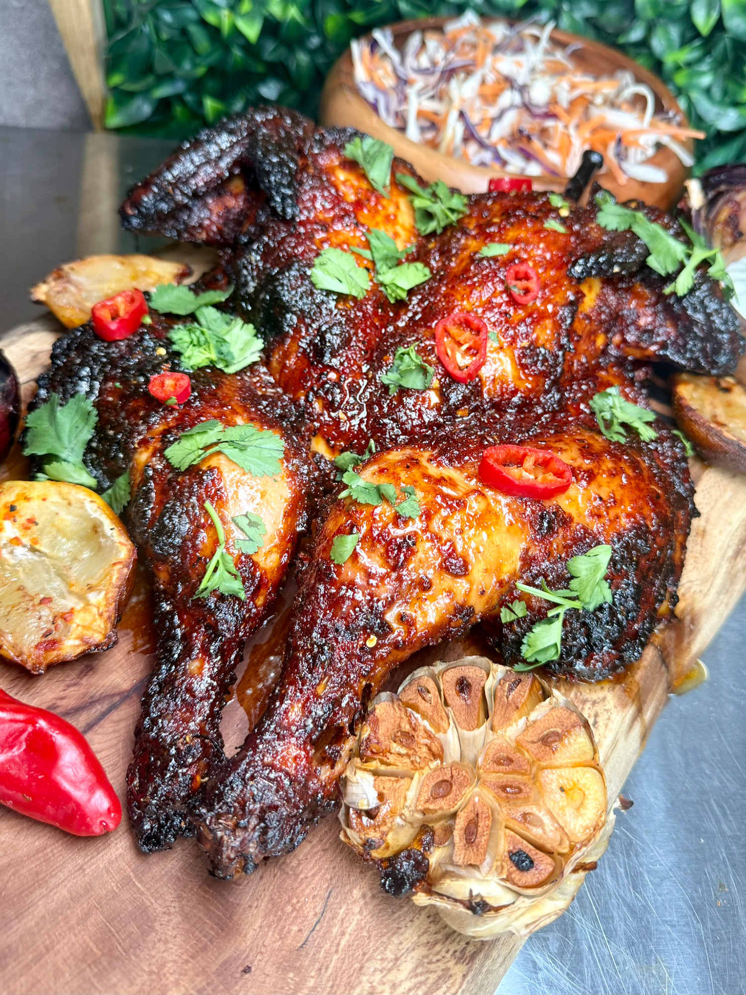 Firestarter Piri Piri Chicken – Ninja FlexFlame Sticky Hot Honey BBQ Chicken