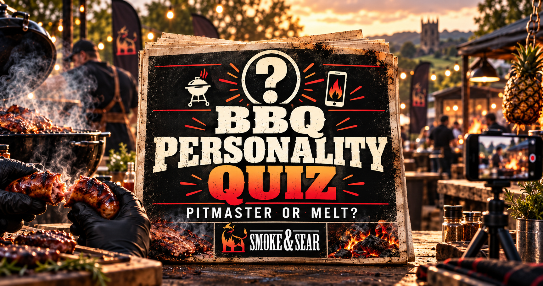 Smoke & Sear BBQ Personality Quiz — Pitmaster or Melt?