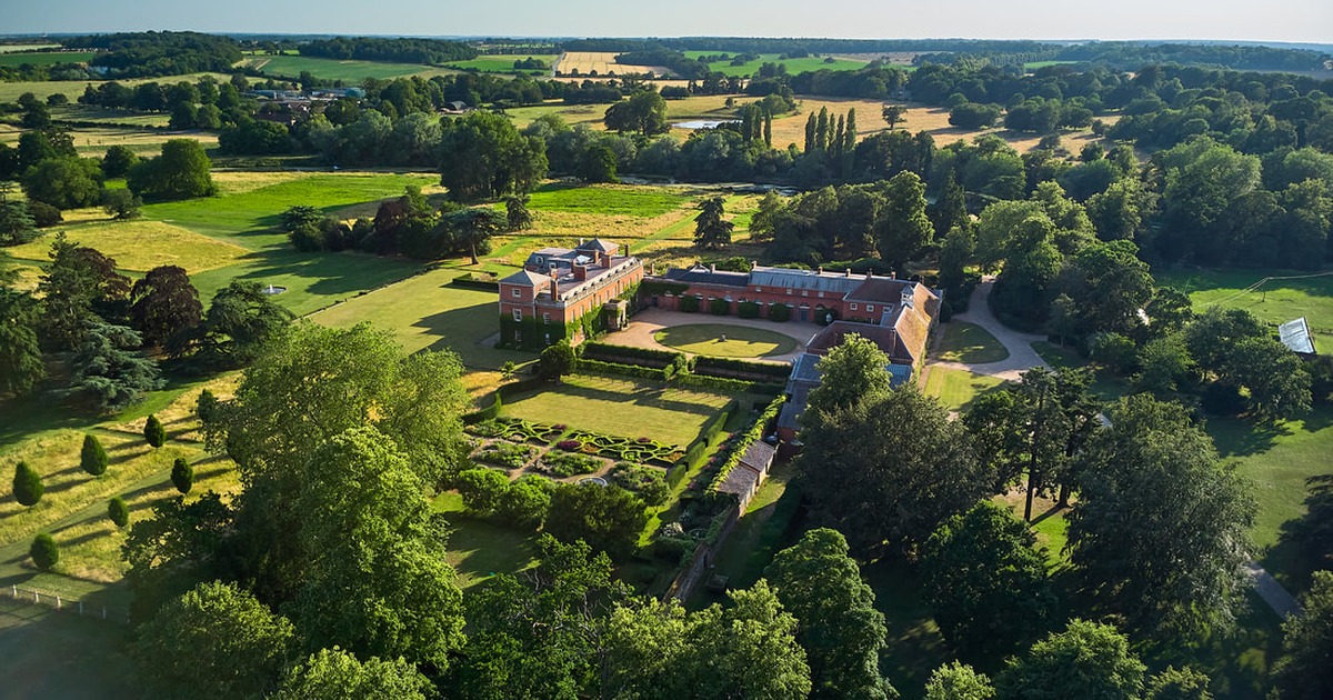 Promotional view of Euston Hall and its grounds, venue for The Great Feast Suffolk 2027.